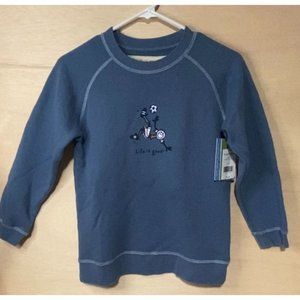 Life is Good Youth Soccer Sweatshirt - Size Boys Small